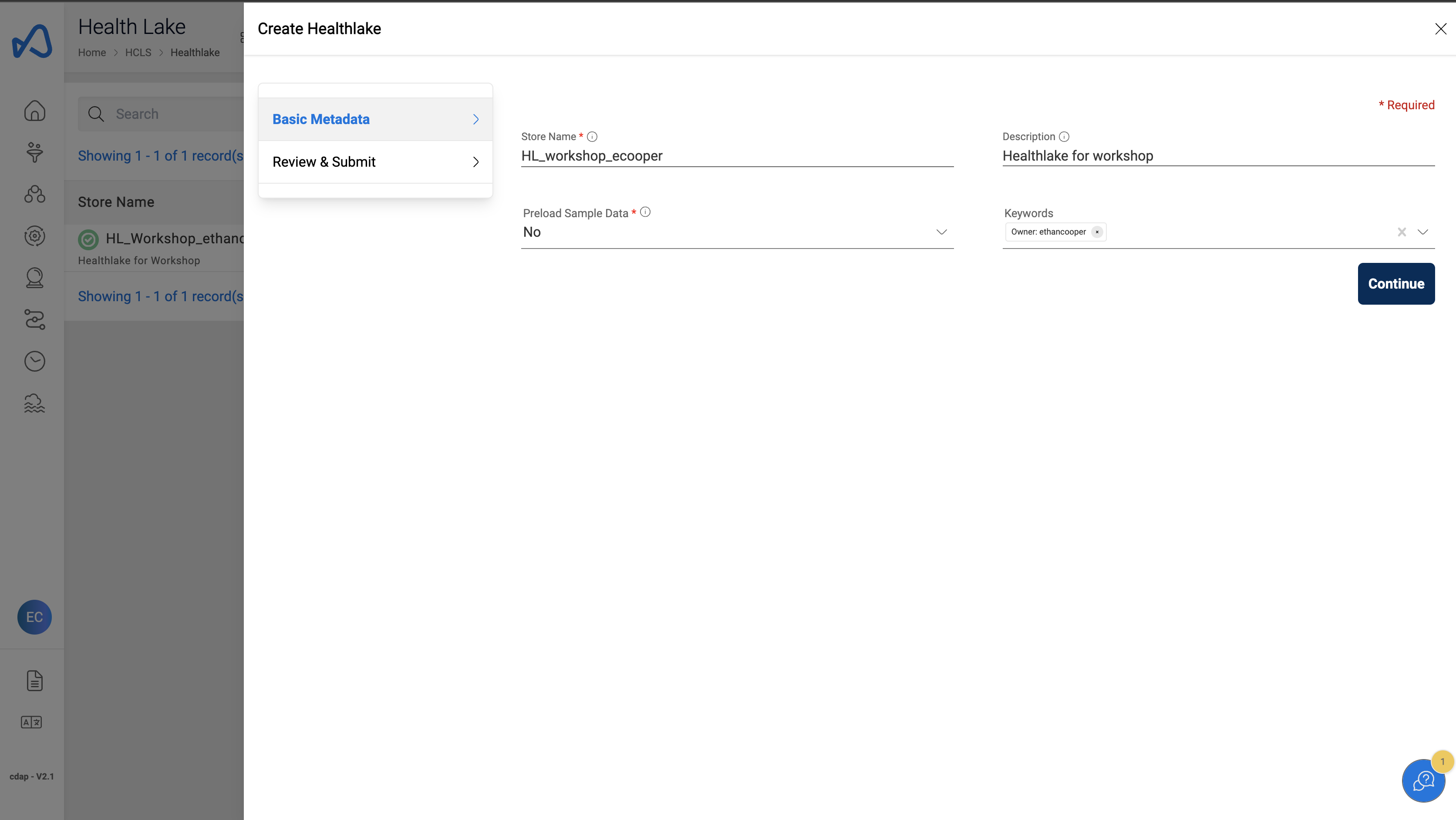 Create HL Details
